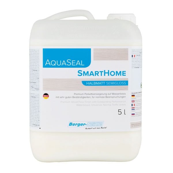 Однокомпонентный акриловый лак на водной основе «Berger Aqua-Seal SmartHome» (5 литров)